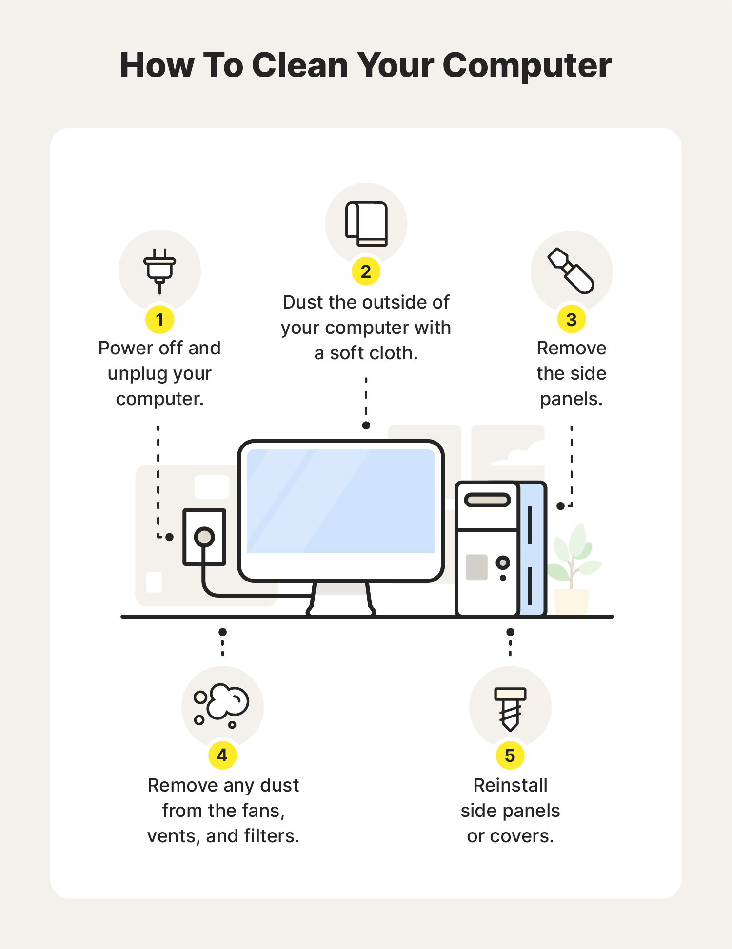 Overview of how to clean your computer to improve speed. 