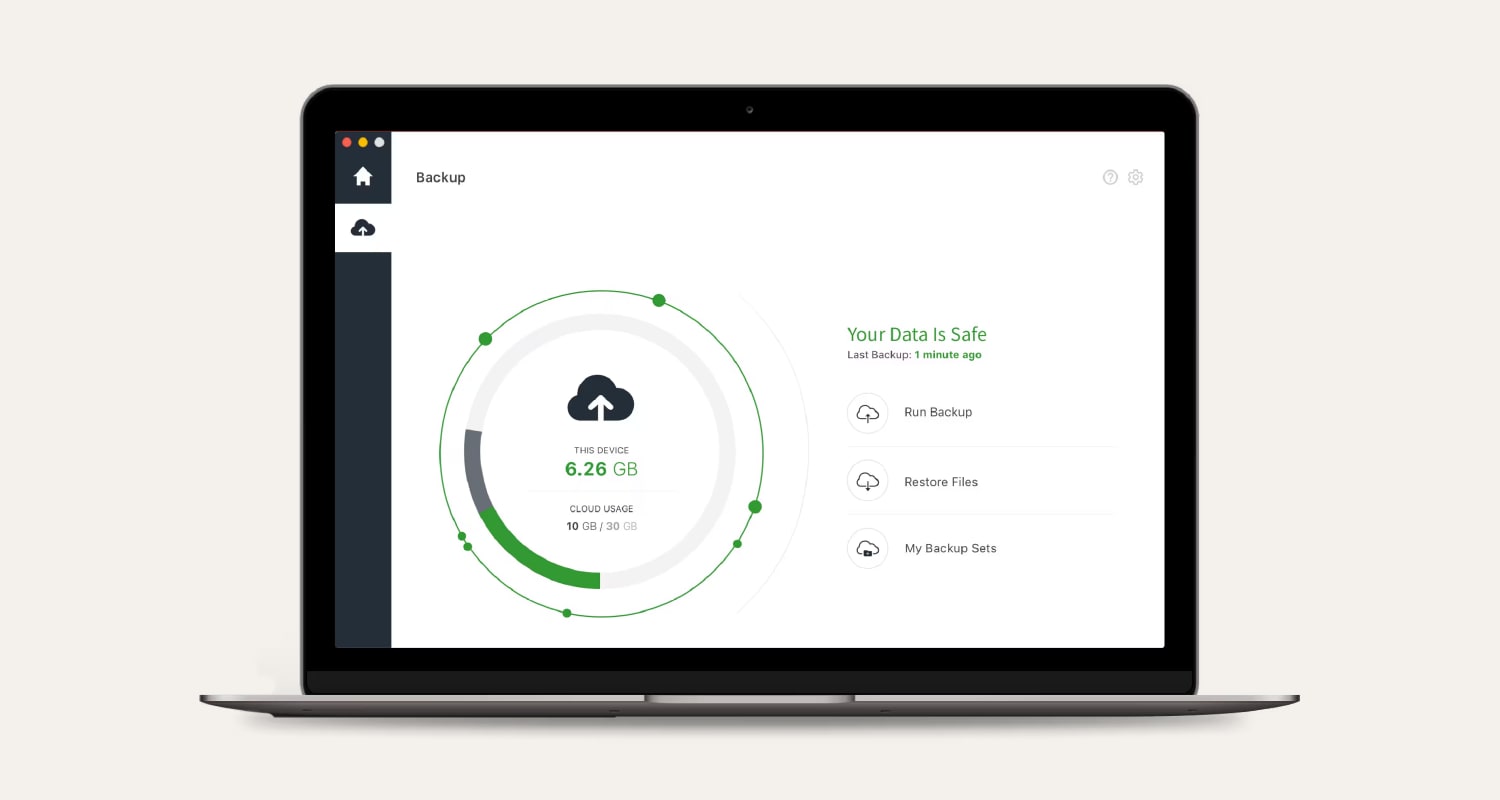 Norton PC Cloud Backup.