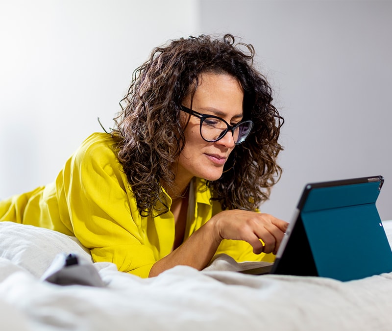 Person checking if the video they’re watching is a deepfake or not.